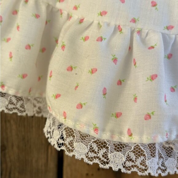 Alexis White and Pink Floral Nightgown - Picture 5 of 7